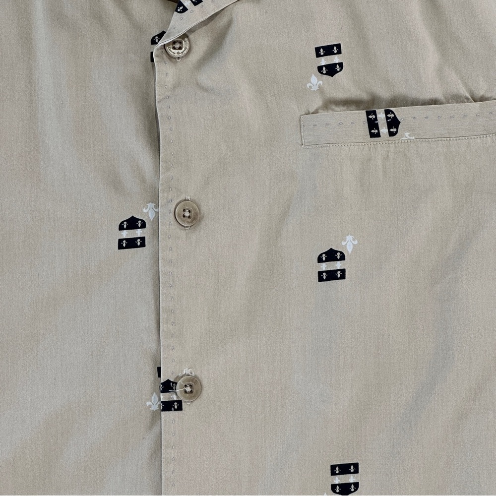 Nat Nast Tan Patterned Casual Shirt - Picture 3 of 12